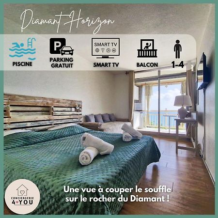 Appartement Terrasse Vue Mer Et Piscine Le Diamant Eksteriør billede
